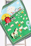 Kristin Blandford Designs Boy Quilts Farm Quilt, Gender Neutral Baby Blanket, Boy or Girl, Ranch Animals, Country Bedding, Pig Goat Cow Sheep Horse Barn Barnyard Gift Fair