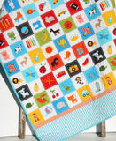 I Spy Quilt, Personalized Baby Gift, Patchwork Handmade Quilt, Boy Crib Blanket, Minky Nursery Bedding, Educational, Add Monogrammed Name