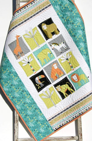 thumbnail interactive-video image 1 of MAGBIX Safari Jungle African Animal Baby Blanket Boy Girl Shower Gift Elephant Giraffe Lion Flannel Fleece Nursery Bed Receiving Swaddle Soft Lightweight Newborn Toddler Infant Crib Bedding 30x40 Mgbi3993 1 of 10