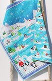 Kristin Blandford Designs Boy Quilts Polar Baby Quilt, Winter Baby Blanket, Arctic Animals