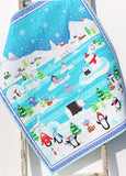 Kristin Blandford Designs Boy Quilts Polar Baby Quilt, Winter Baby Blanket, Arctic Animals