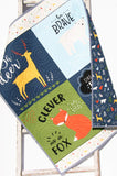 Kristin Blandford Designs Boy Quilts Quilts, Baby Blanket, Woodland Baby Quilt, Nursery Decor, Forest Animals, Fox Deer Bear Camping Mountains Personalized Name Boy Gift Brave