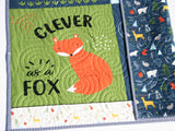 Kristin Blandford Designs Boy Quilts Quilts, Baby Blanket, Woodland Baby Quilt, Nursery Decor, Forest Animals, Fox Deer Bear Camping Mountains Personalized Name Boy Gift Brave