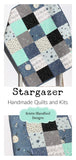 Kristin Blandford Designs Boy Quilts Space Nursery Quilt Bedding Baby Boy Blanket Gift Ideas Stargazer Blanket Crib Sentimental Keepsake Moon Planets Astronauts Galaxy Stars