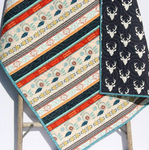 Tribal Baby Quilt, Boho Nursery Bedding, Aztec Baby Quilt, Boy Quilt, Girl Quilt, Boho Baby Girl Gift, Baby Boy Aztec Quilt, Toddler, Quilt