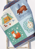 Kristin Blandford Designs Boy Quilts Woodland Baby Quilt, Newborn Blanket, Quilts Nursery Decor