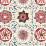 Kristin Blandford Designs Fall Fabric Bundle, Fat Quarter Half Yard and Yards Art Gallery Fabrics Autumn Winter Prints, Trinkets Fusion, Navy Blue Brown Red Floral