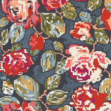 Kristin Blandford Designs Fall Fabric Bundle, Fat Quarter Half Yard and Yards Art Gallery Fabrics Autumn Winter Prints, Trinkets Fusion, Navy Blue Brown Red Floral