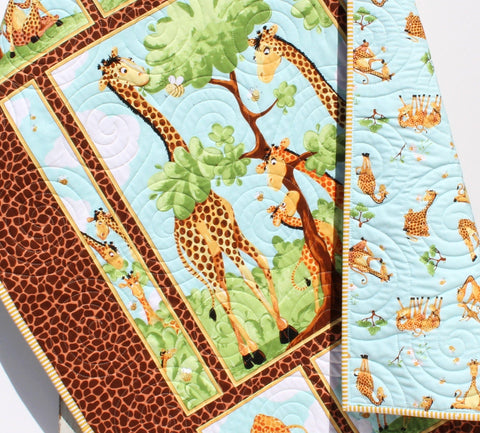 Safari discount baby quilt