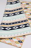 Arizona Tribal Aztec Quilt, Boy or Girl Baby Bedding Blanket, Modern Nursery Quilt