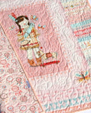 Aztec Girl Quilt, Indian Dream Catchers, Feathers Coral Pink, Crib Bedding Blanket