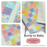 Baby Girl Quilt, Patchwork Blanket, Nursery Decor, Crib Bedding, Girl Baby Quilt, Baby Shower Gift