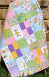 Oh the Places You'll Go Dr Seuss Baby Quilt, Girl Nursery Bedding, Baby Blanket