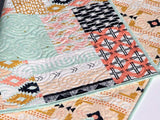 Tribal Modern Block Quilt, Arizona Aztec Crib Bedding