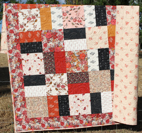 Handmade Fall Quilt for Sale Blanket, Autumn Home Decor Throw, Gifts f