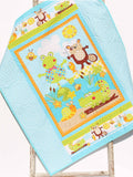 Kristin Blandford Designs Homemade Baby Quilts, Stroller Blanket, Cute Animals, Frog Beaver Alligator