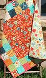 Kristin Blandford Designs Kristin's Quilt Patterns Double Focus Quilt Pattern - Charm Pack Friendly Beginner Simple Quick Easy Baby Pattern