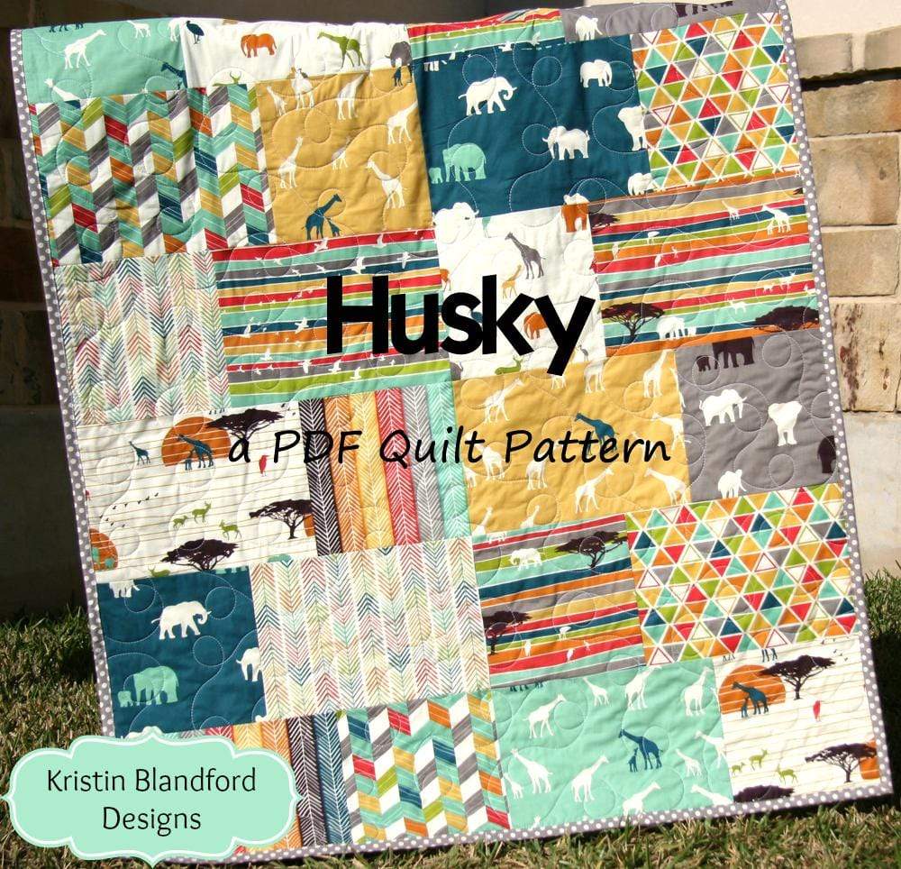 Husky Quilt Pattern - Fat Quarter ~ Fat Eighth Friendly