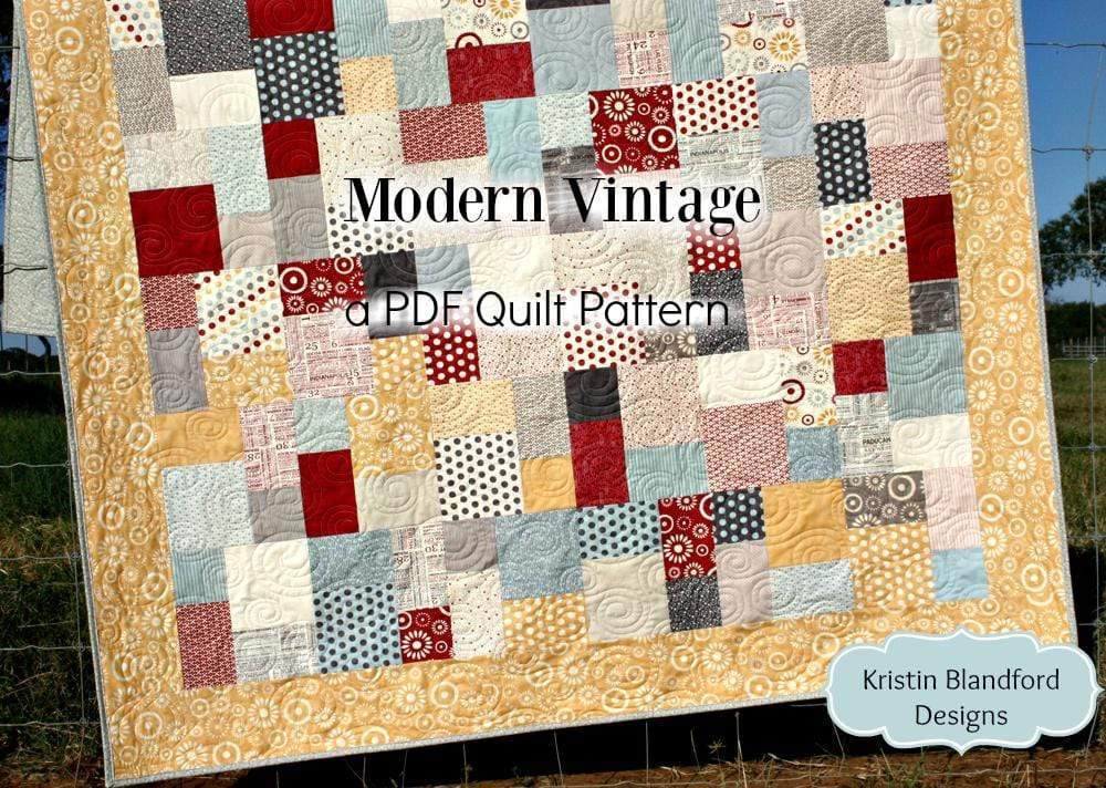 Easy Quilt Pattern Layer Cake Equalizer Digital PDF Quilt Pattern By