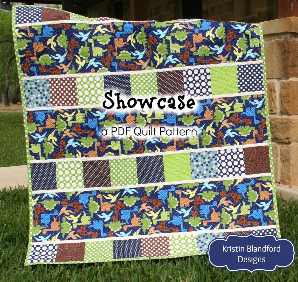 Showcase Quilt Pattern - Charm Pack and Focal Fabric Friendly