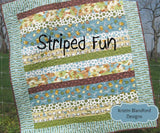 Kristin Blandford Designs Kristin's Quilt Patterns Striped Fun Quilt Pattern, Beginner Simple Quick Easy