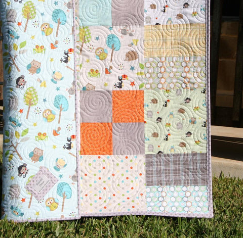 Pwhimsy Pattern Whimsy Quilt Pattern – Layer Cake Friendly Baby and Throw Size PDF ...