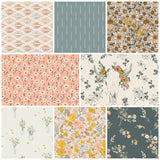 Kristin Blandford Designs Shine On Bundle Fat Quarter Half Yard and Yards Art Gallery Fabrics Sharon Holland Modern Sourthwestern Nature Collection Bull Skull Floral