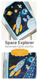Kristin Blandford Designs Space Explorer Quilt Kit Baby Blanket Project Planets Science Bedding Outerspace Universe Solar System Beginner Panel Simple Quick Easy