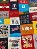 Kristin Blandford Designs Tshirt Quilt Custom DEPOSIT Memory Blanket Graduation Gift Tee Handmade Keepsake Sport Clothing College Birthday Lap Throw Twin Memorial